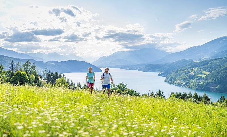 Blühende Almwiesen säumen den Via Paradiso Weitwanderweg © Gert Perauer_MBN Tourismus