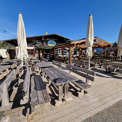 Almrestaurant Waldratte Kaiserburg 1 Hütte ©Almrestaurant Waldratte Kaiserburg 1 Hütte 