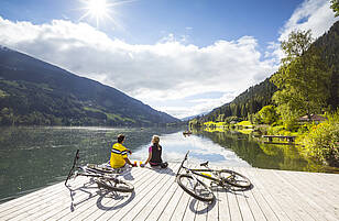 Bike Regenerieren am Naturbadesee Brennsee © BRM Tine Steinthaler