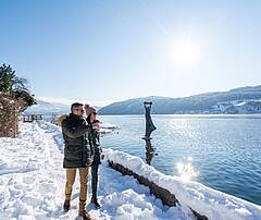 Winterspaziergang am Millstätter See © Gert Perauer_MBN Tourismus