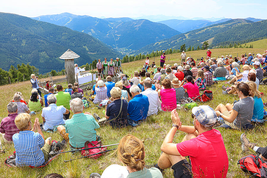 Bergmesse bei der Musi Wanderwoche © Arno Gruber sen. MBN