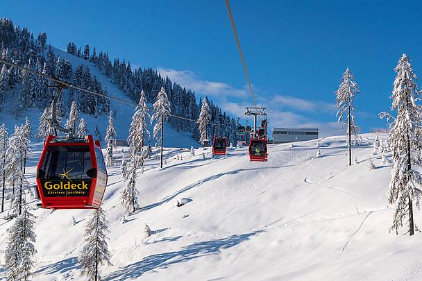 Gondelfahrt aufs Goldeck © Gert Perauer_MBN Tourismus Gondelfahrt aufs Goldeck © Gert Perauer_MBN Tourismus