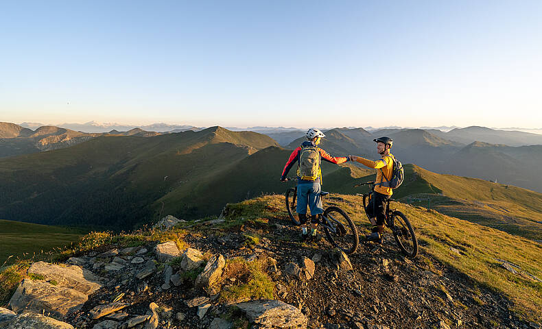 Radfahren auf der Heidi Alm © Mathias Prägant_MBN Tourismus