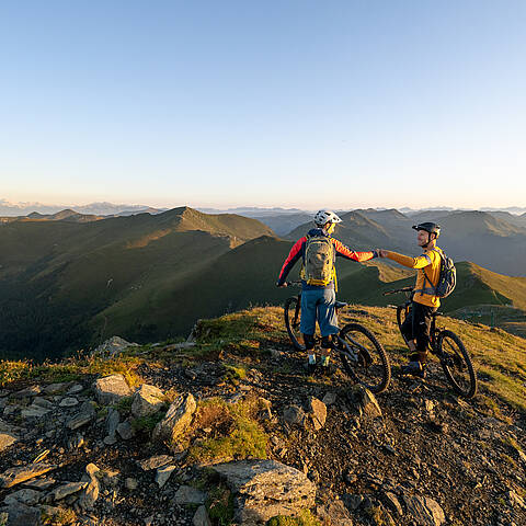 Radfahren auf der Heidi Alm © Mathias Prägant_MBN Tourismus