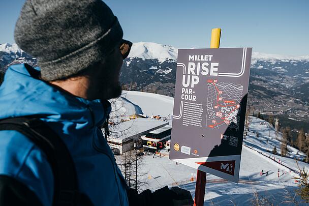Skitourenparcours © Goldeck_Bergbahnen_Sam_Strauss