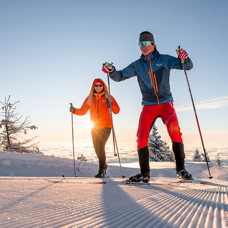 Langlaufen Hochrindl© Christoph Rossmann_MBN Tourismus