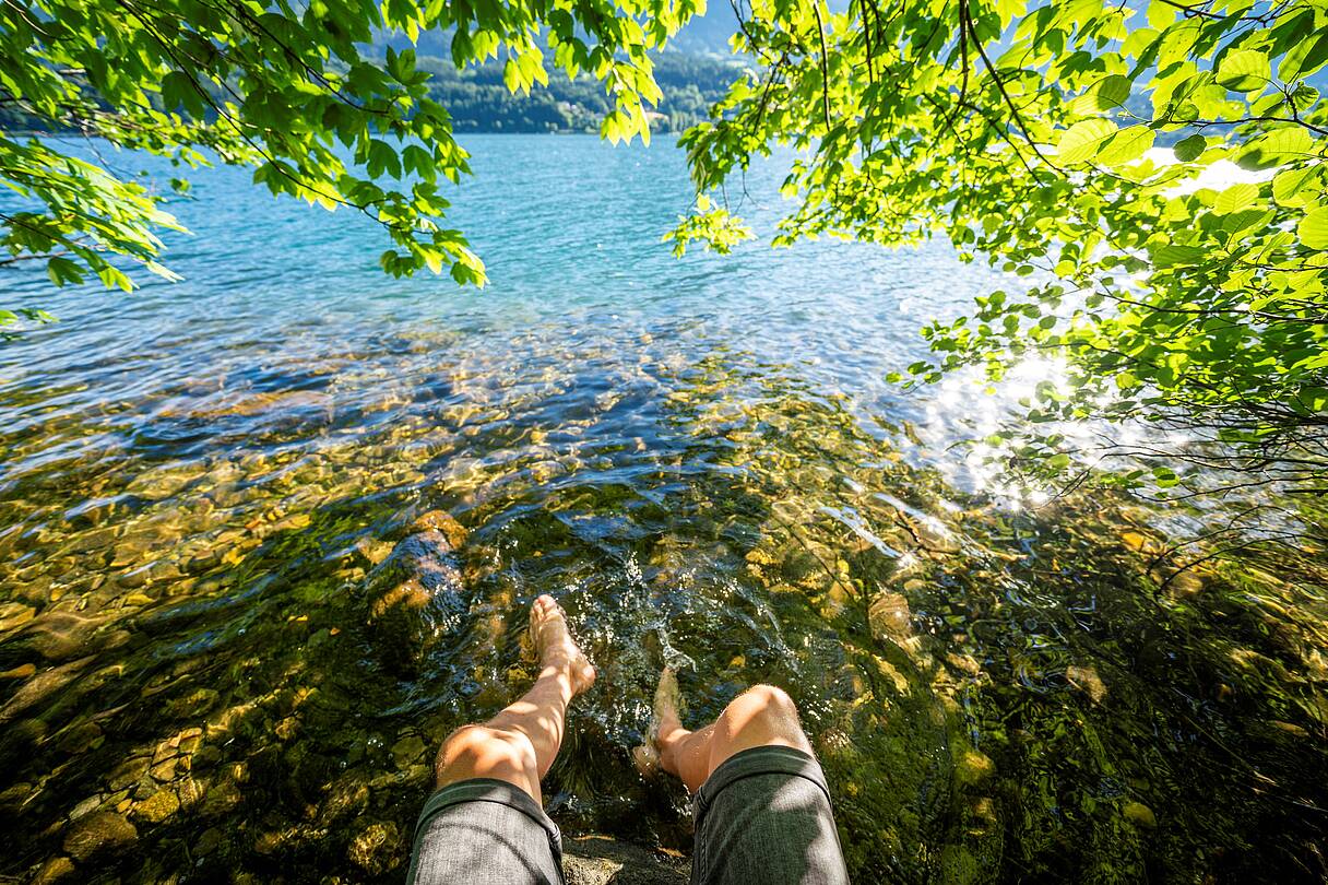 Herbstliche Farbenpracht entlang des Slow Trails, perfekt für eine entspannte Wanderung © Gert Perauer_MBN Tourismus