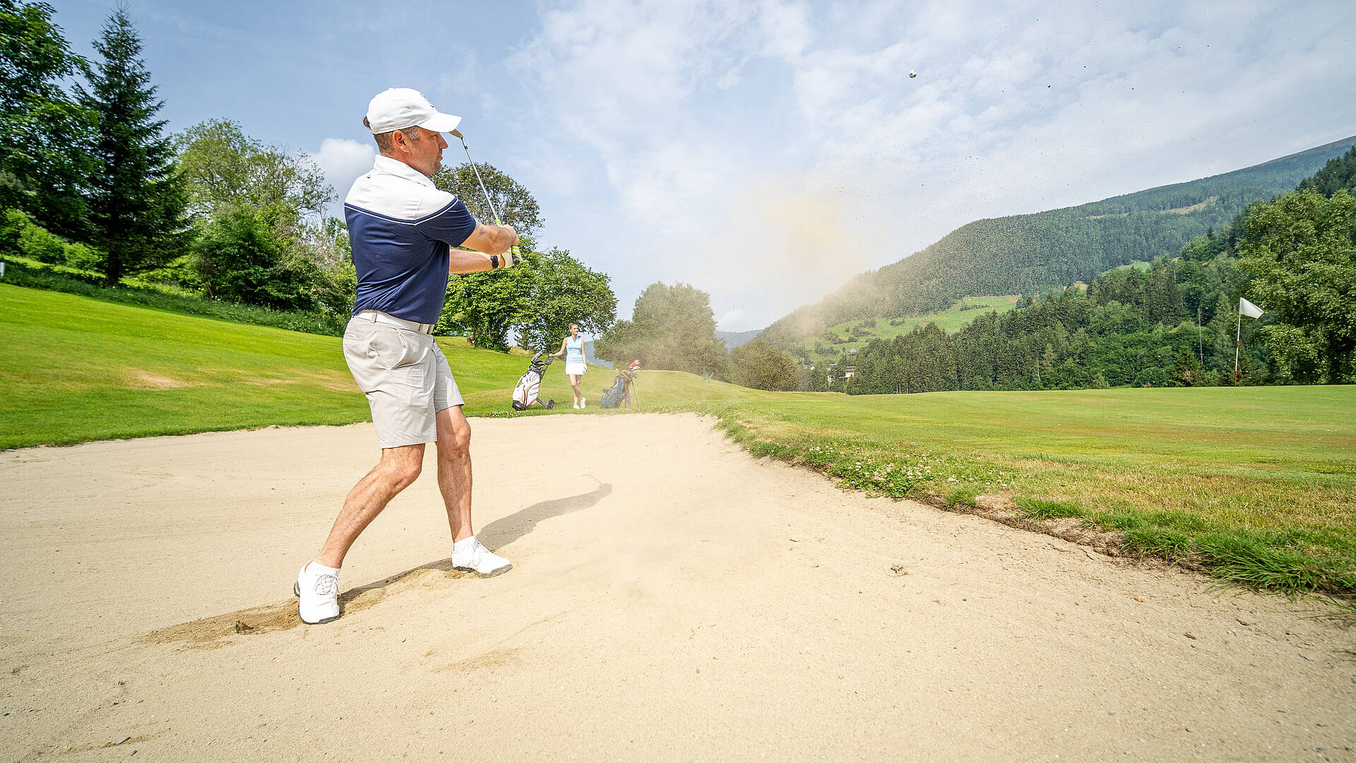 Golfen im strahlenden Sonnenschein © Mathias Prägant