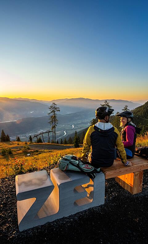 ZEITplatz am Goldeck bei Sonnenaufgang
