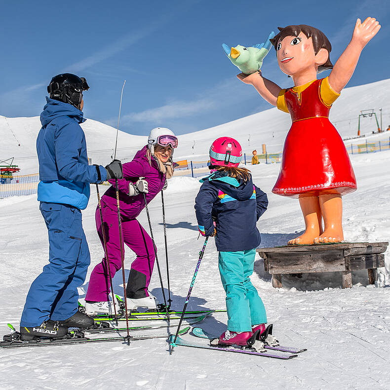 Skiurlaub Kinder im Heidi Alm Skipark © Christoph Rossmann_MBN Tourismus