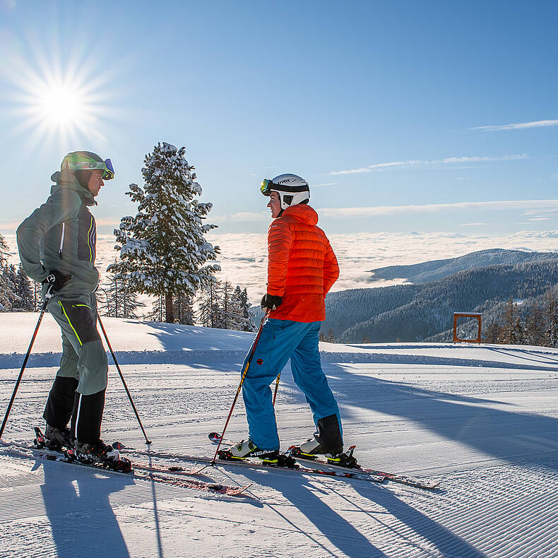 Skifahren auf der Hochrindl © Christoph Rossmann_MBN Tourismus