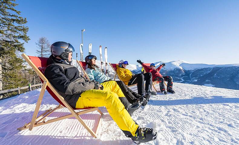 Sonnenskilauf in Bad Kleinkirchheim mit der Familie © Mathias Prägant_MBN Tourismus