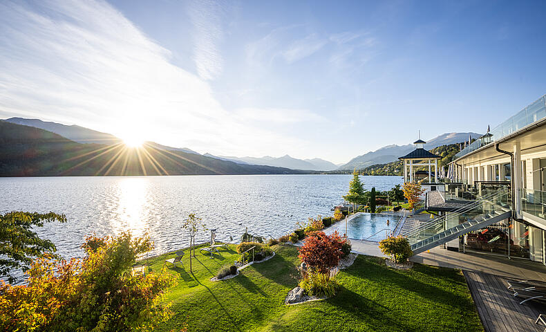 Badehaus Millstätter See im Herbst © Gert Perauer_MBN Tourismus