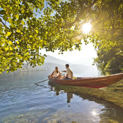 Paar im Boot © MBN Tourismus