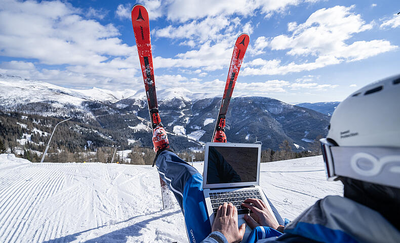 Workation Bad Kleinkirchheim Skigebiet © Gert Perauer_MBN Tourismus