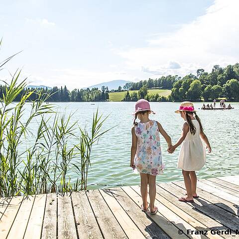 Maltschacher See mit Familie © Franz Gerdl_MBN Tourismus