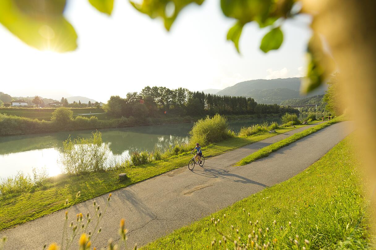 Radfahren am Drauradweg © Franz Gerdl_Kärnten Werbung Radfahren am Drauradweg © Franz Gerdl_Kärnten Werbung