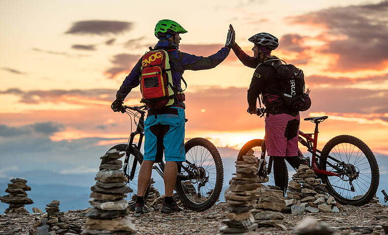 Radfahren bei Sonnenuntergang  © Franz Gerdl_BKK