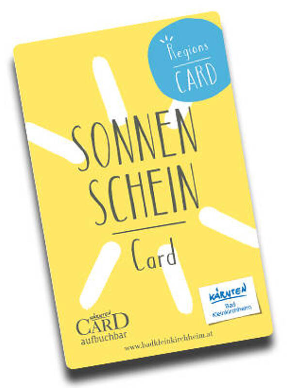 Sonnenschein Card© MBN Tourismus