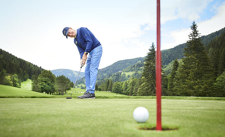Franz Klammer im Golfclub Bad Kleinkirchheim © Sabine Klimpt