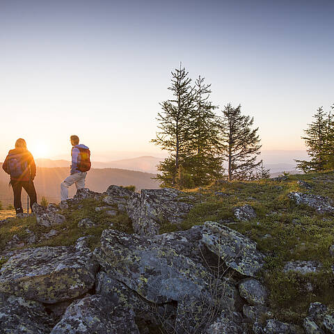 Hoch hinaus wandern auf der Hochrindl © Franz Gerdl_MBN Tourismus