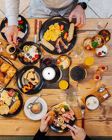 Bio Slow Food Frühstück in der Pension Linder am Millstätter See
