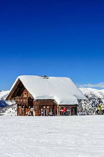 Hütten im Bad Kleinkirchheim Skigebiet © Mathias Prägant_MBN Tourismus