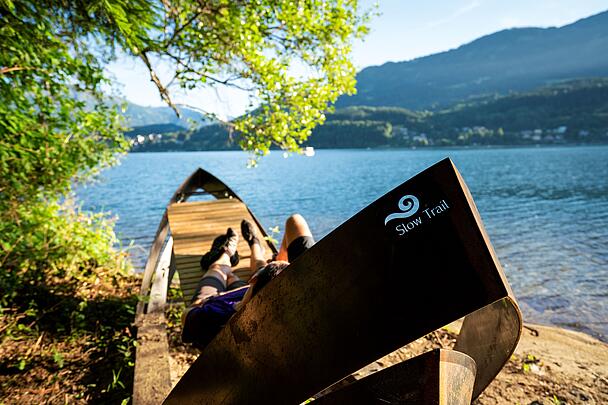 Ein ruhiger Morgen auf dem Slow Trail, mit Blick auf die stillen Gewässer des Millstätter Sees © Gert Perauer_MBN Tourismus