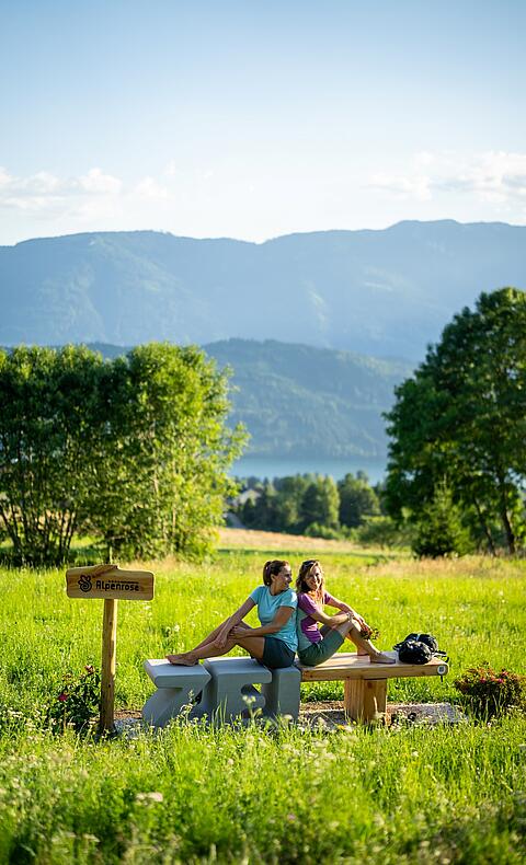 Ausblick Zeitplatz Alpenrose ©Gert Perauer_MBN Tourismus