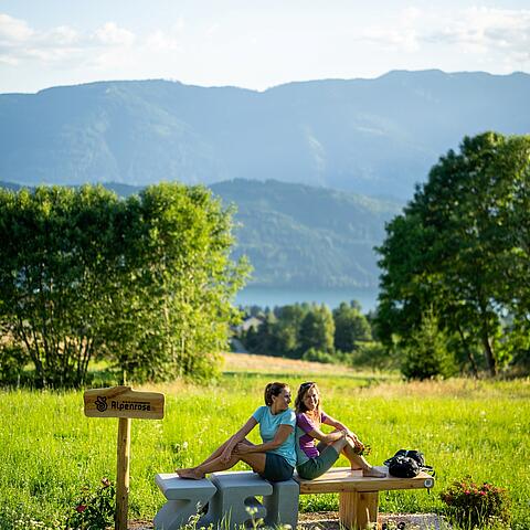 Ausblick Zeitplatz Alpenrose ©Gert Perauer_MBN Tourismus