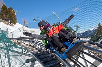 Nocky Flitzer Fahrt im Winter© Simone Attisani_Turracher Hoehe